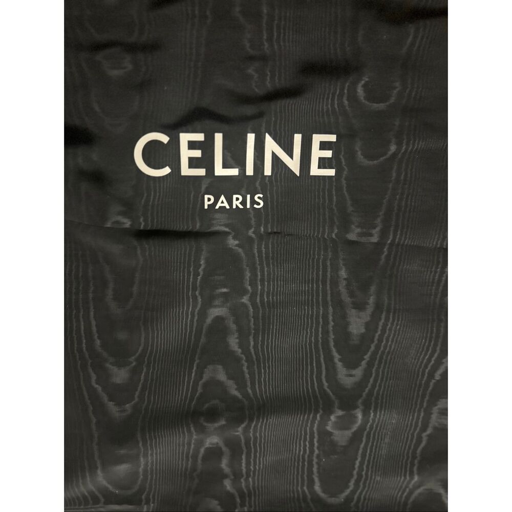 Authentic Celine Paris foldable garment bag grosgrain Black Size 45 x 26 “ - Picture 5 of 5